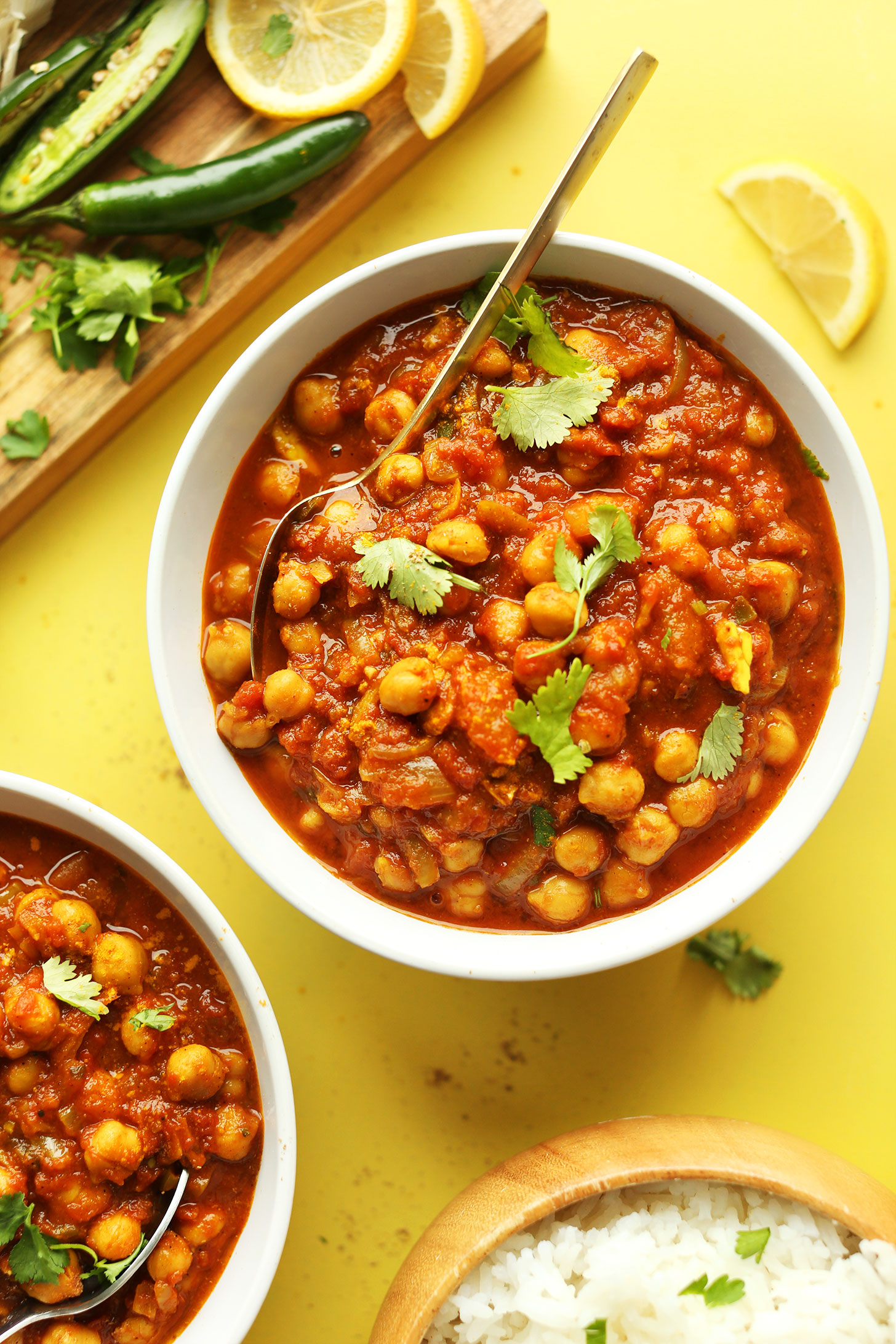 Healthy Chana Masala: Easy Vegan Protein Meal Prep
